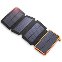Load image into Gallery viewer, 8000mAh Solar Power Bank Foldable External Battery Backup For phones