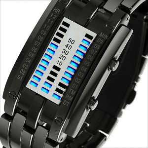 Creative Casual Led Steel Watch for Men